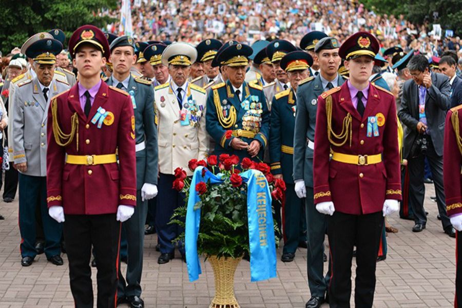 Жеңіс күні. 9 Мамыр. День Победы в Казахстане. День Победы в Таразе.