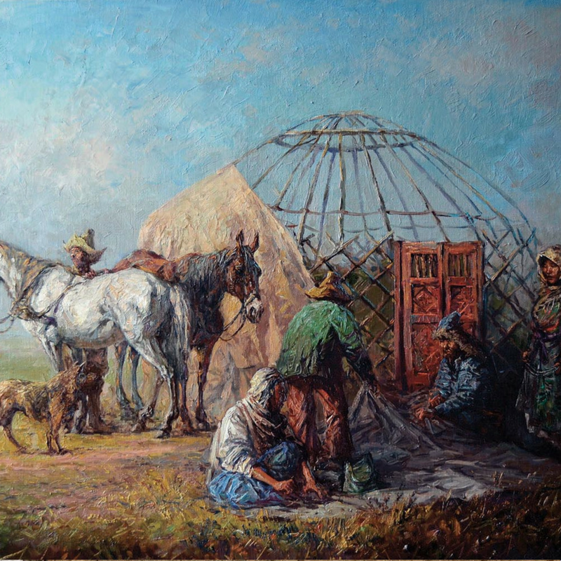 Казахское ханство в xvii начале xviii вв. Перекочевка киргизов, 1870.