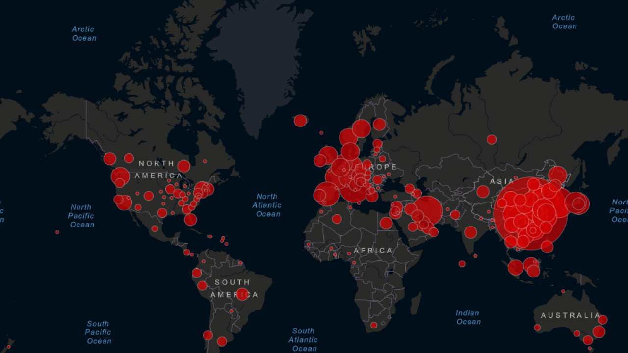 Карта мира по распространения коронавируса странам