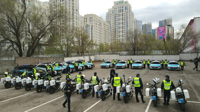 700 полицейских и 130 экипажей выйдут на улицы Алматы: полиция раскрыла план действий на 1 сентября