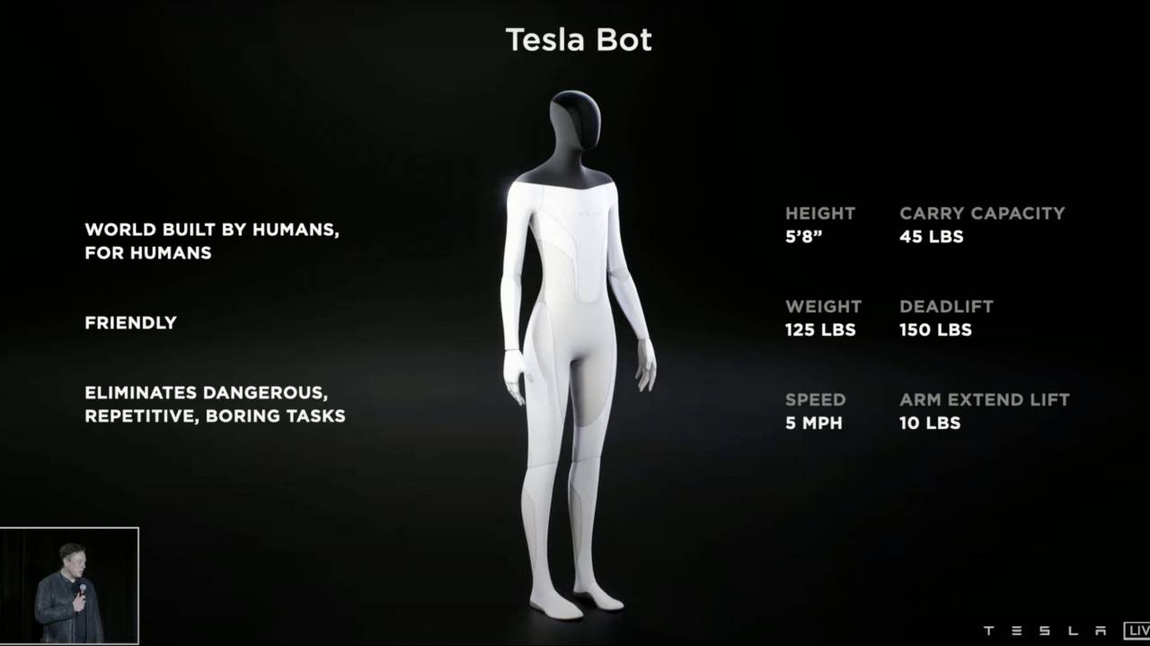 Илон Маск рассказал о создании робота-гуманоида